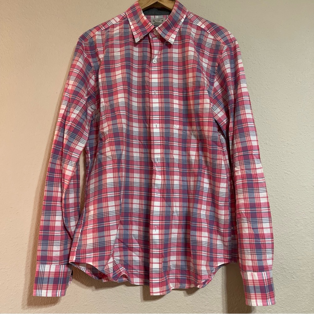 NWOT‎ J. Crew Pink Plaid Shirt